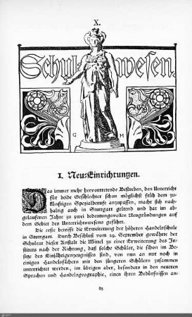 Schulwesen.