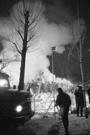 Gasexplosion im Mehrfamilienhaus Haid-und-Neu-Straße 120 im Karlsruher Stadtteil Hagsfeld