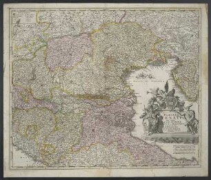 Dominii Veneti cum vicinis Parmae, Mutinae, Mantuae et Mirandolae Statibus Nova Descriptio