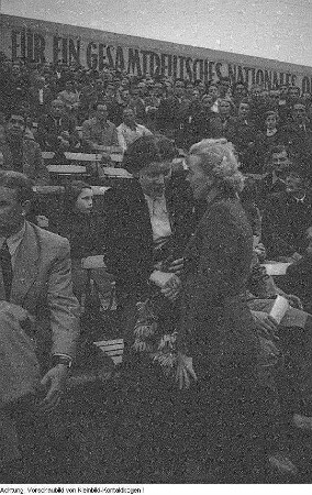 Dresden, Rudolf-Harbig-Stadion, Stadion-Einweihung, 18. September 1951