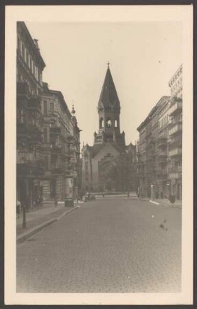 Ansichtskarte Heimstraße, Passionskirche