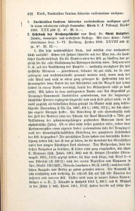 632-634 [Rezension] Enchiridion fontium historiae ecclesiasticae antiquae