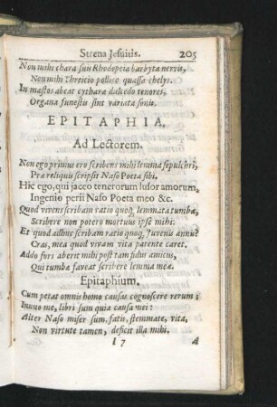 Epitaphia.