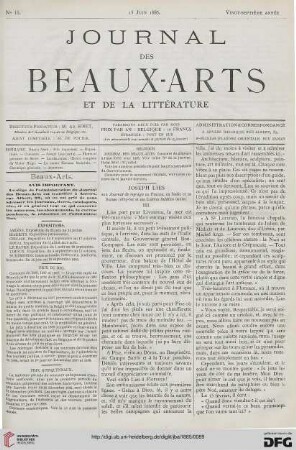 Nr. 11 (15. Juin 1885)