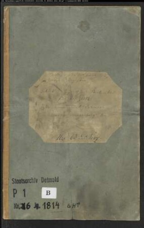Zivilstandsregister der katholischen Gemeinde Altenheerse, Kreis Warburg (1814) (Gemeinde: Katholische Gemeinde Altenheerse, Kreis Warburg)