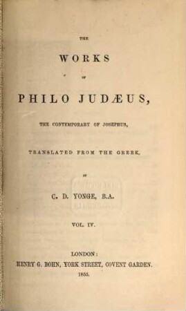 Works : Translated from the Greek by C. D. Yonge, 4