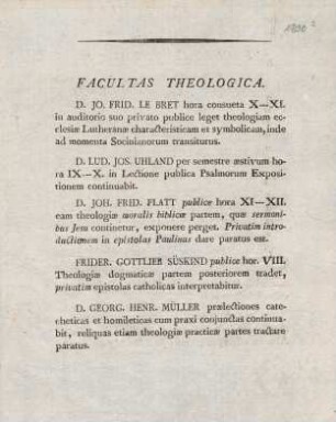 3, Facultas Theologica
