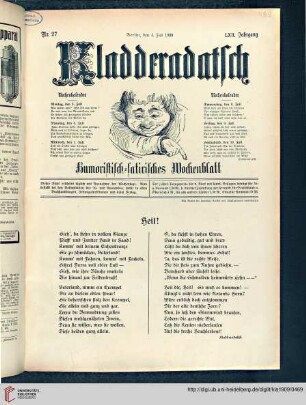 Hefte 27-30, Juli 1909