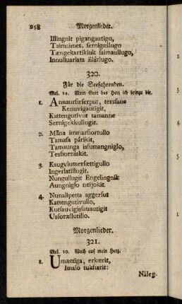 258-372 (272), Morgenlieder. - Abendlieder.