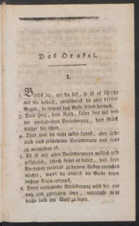 Das Orakel