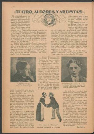 Teatro, autores y artistas
