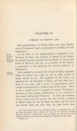 Chapter II. Summary of existing law