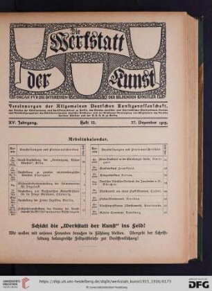 Arbeitskalender