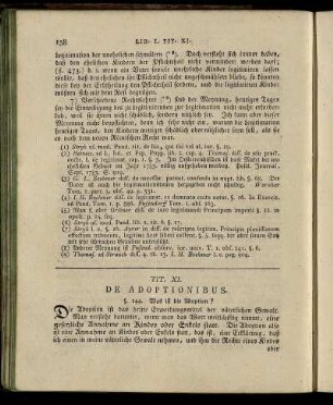 Tit. XI. De Adoptionibus – Tit. XVII. De Legitima Patronorum Tutela