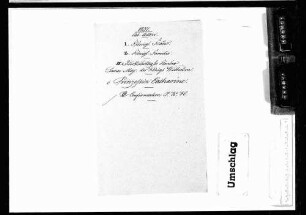Prinzessin Katharina: Konfirmation (1837)