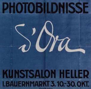 Photobildnisse d'Ora. Kunstsalon Heller, Wien 1909