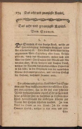 Das acht und zwanzigste Kapitel