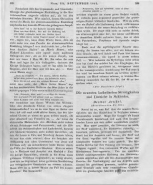 Die neuesten katholischen Streitigkeiten und Umtriebe in Schlesien (Beschluss von Nr. 213)