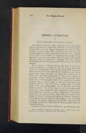 Imperial Literature.