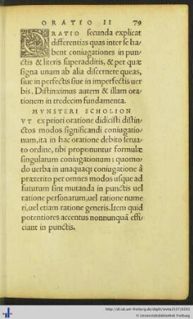 Oratio Secunda.