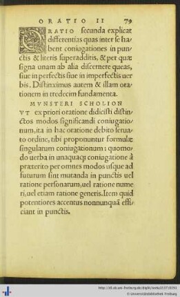 Oratio Secunda.