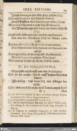 IV. De Philosophia