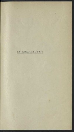 El Paseo de Julio