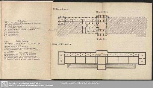 Erdgeschoss; Zweites Stockwerk