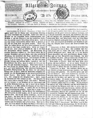 Allgemeine Zeitung. 1834, [4] = 10 - 12