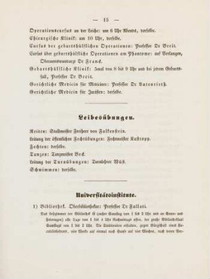 15-17, Universitätsinstitute