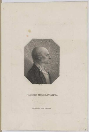 Bildnis des Joachim Heinr. Campe
