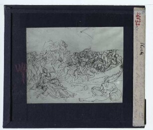 Koch, Illustrationen der Göttlichen Komödie Dantes,Koch, Charon (Zeichnung)