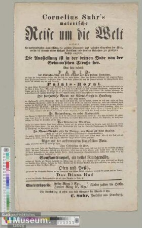 Cornelius Suhr´s malerische Reise um die Welt