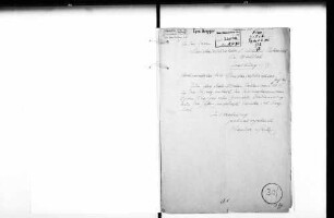 Gesuch an die französische Militärregierung um Entlassung eines Kunstkeramikers aus der Kriegsgefangenschaft