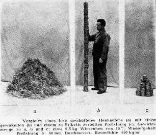 Übersicht: Strohbergung, Ballenkette