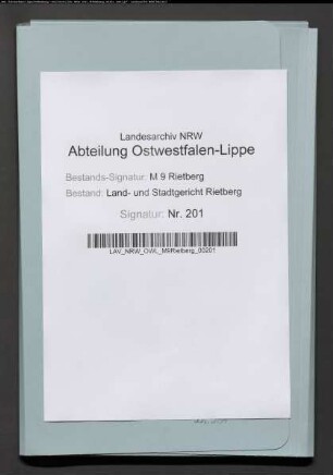 Erblasser: Schwarte , Gerhard gt. Cajetan: Testament