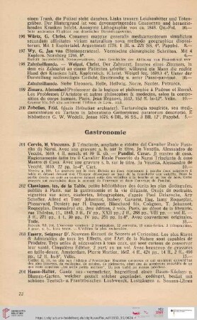 Gastronomie (Nr. 201 - 213)