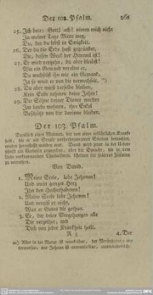 Der 103. Psalm