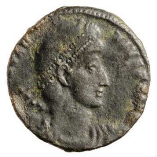 Münze, Aes 3, 350 - 355 n. Chr.