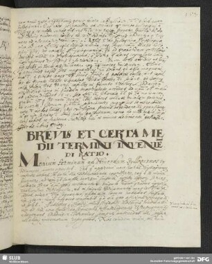 BREVIS ET CERTA MEDII TERMINI INVENIEDI RATIO.