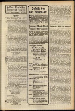Zweite Ausgabe vom Montag, den 20. Dezember 1915.