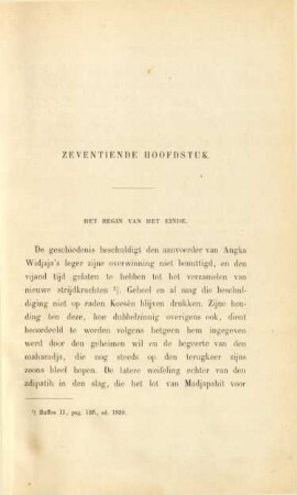 Zeventiende hoofdstuk. Het begin van het einde