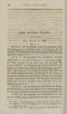 Zum zweiten Bande.