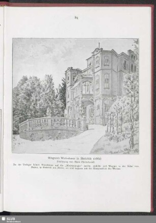 Wagners Wohnhaus in Biebrich (1862)