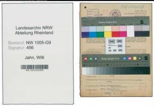 Entnazifizierung Willi Jahn , geb. 02.05.1907 (Baufuehrer)