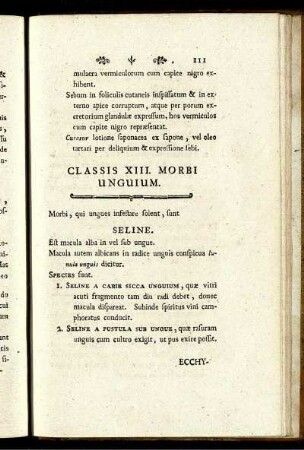 Classis XIII. Morbi Unguium.