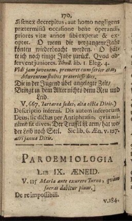 Paroemiologia Lib. IX. Aeneid.