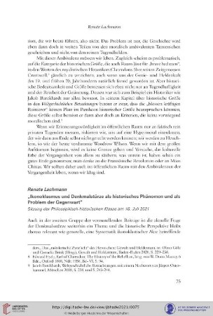 Ikonoklasmus und Denkmalstürze als historisches Phänomen und als Problem der Gegenwart : Sitzung der Philosophisch-historischen Klasse am 16. Juli 2021