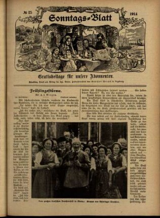 Ausgabe vom Sonntag, den 21. Juni 1914.