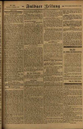 Zweite Ausgabe vom Samstag, den 04. Dezember 1920.